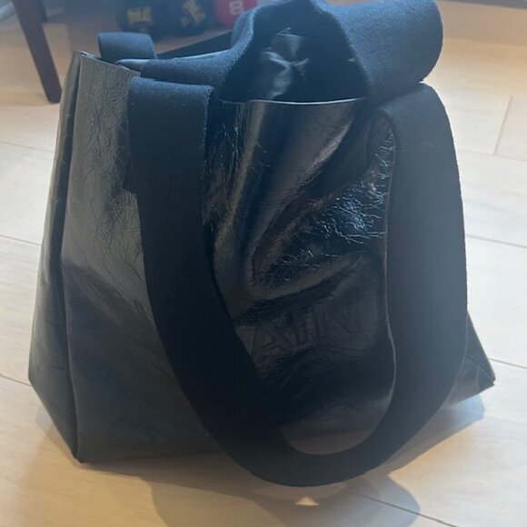 All Saints Izzy Shine Leather Tote - Picture 2 of 6